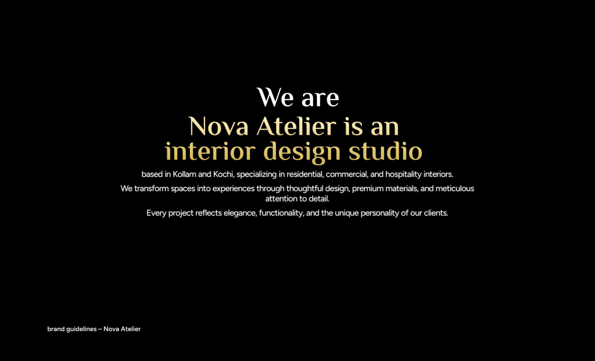 Nova Atelier Brand Identity Guidelines — page 4 of 38