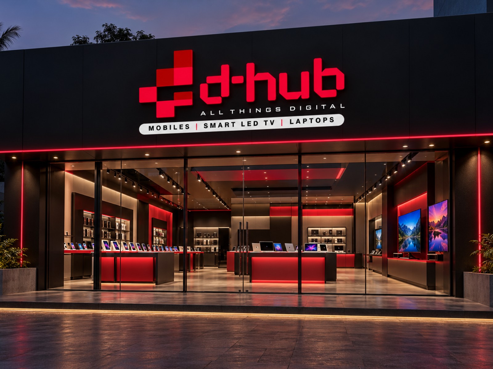 D-hub Brand Identity Design — Logo Design by Mr. Malayali