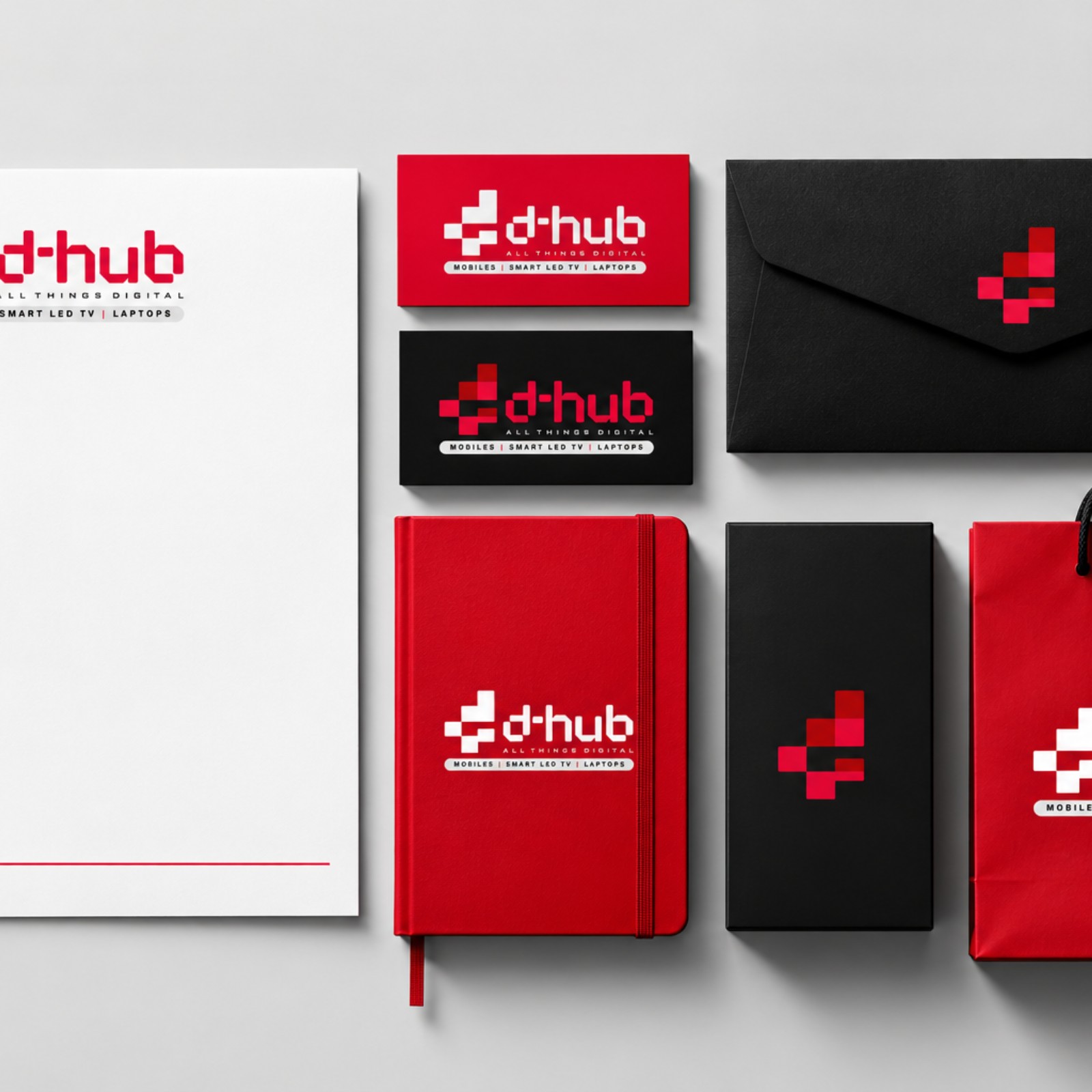 D-hub Brand Identity Design — Logo Design 3